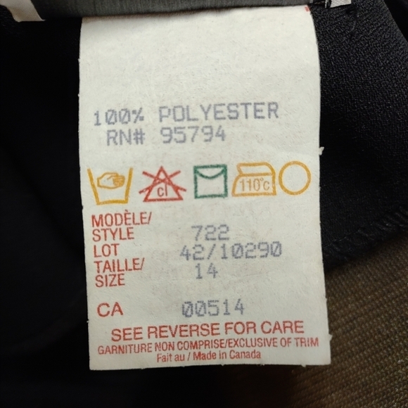 Leslie Belle Women's Black Longsleeve Dress Size 14 NWT - Picture 8 of 8